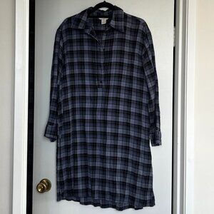 H&M Oversized Plaid Dress NWOT